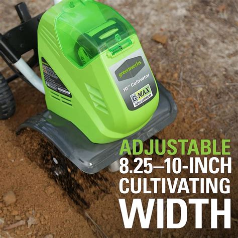 greenworks 40v tiller|greenworks cordless 40v cultivator.